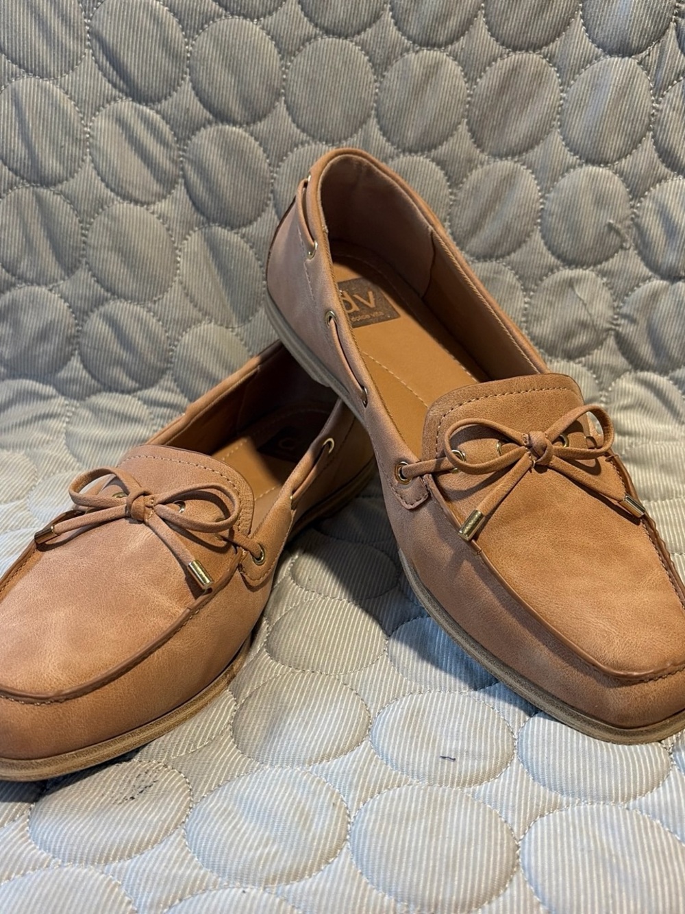 Dolce Vita Women's Cognac Bow Tie Driving Loafers